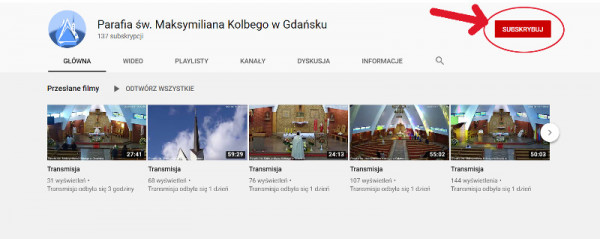 Subskrybuj nasz kanał na YouTube