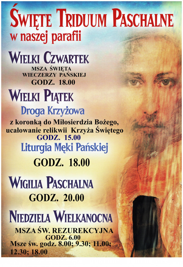 WIELKI   TYDZIEŃ  -  TRIDUUM  PASCHALNE