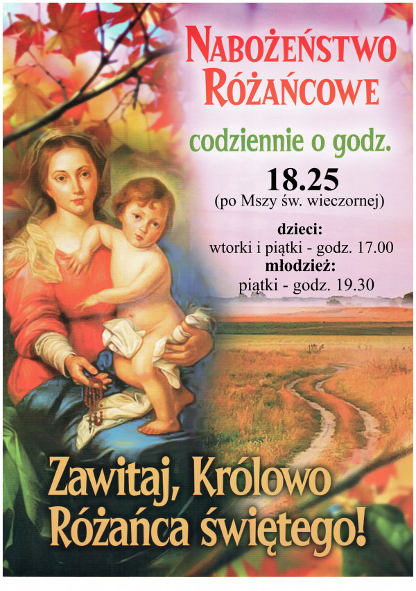 RÓŻANIEC  RATUNKIEM  DLA   OJCZYZNY  I  ŚWIATA