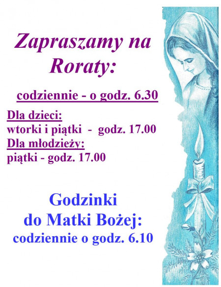 RORATY - LITURGIA  ADWENTOWA